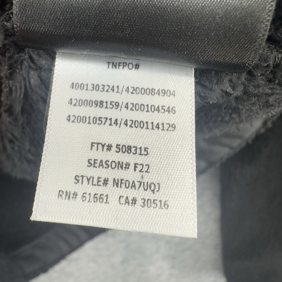 The North Face Osito Jacket Womens Medium Black Oso Soft Fleece Full Zipper Logo - Picture 11 of 13